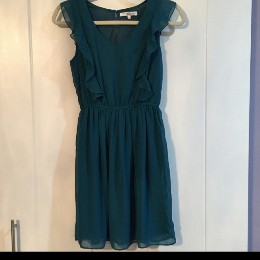 ASOS emerald party dress